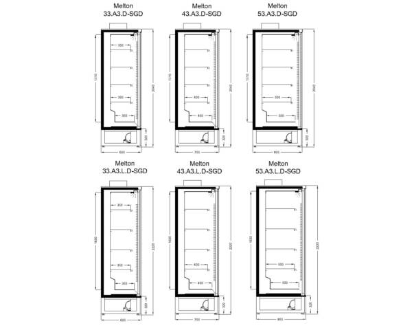 Melton D-SGD / Double Glass Sliding Door - Image 2