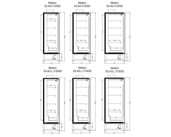 Melton T-DGD / Transparent Double Glass Door - Görsel 2