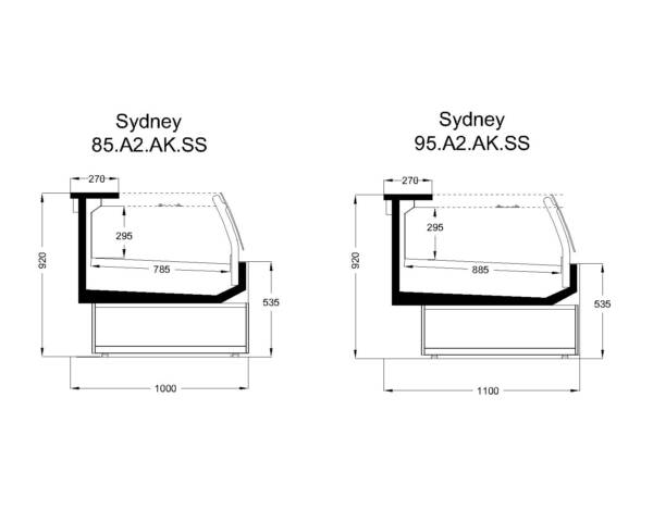 SYDNEY SS.CG / Self Services Curved Glass - Görsel 2